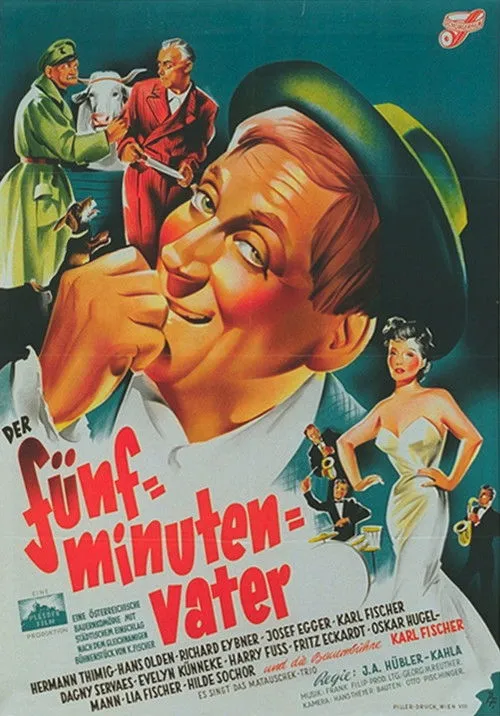 Fritz Eckhardt interpreta a Wirt en Der Fünfminutenvater