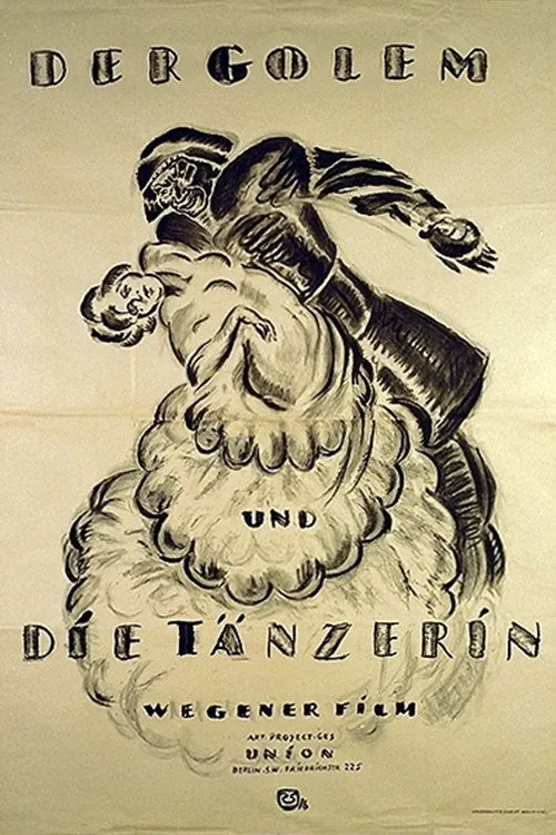 Lyda Salmonova interpreta a en Der Golem und die Tänzerin