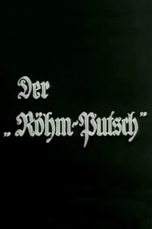 Dieter Kirchlechner interpreta a SA-Obergruppenführer Edmund Heines en Der Röhm-Putsch