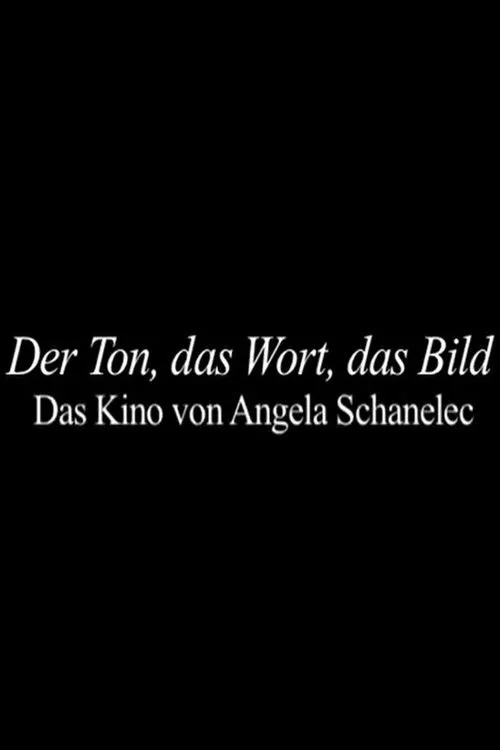 Angela Schanelec interpreta a Herself en Der Ton, das Wort, das Bild - Das Kino von Angela Schanelec