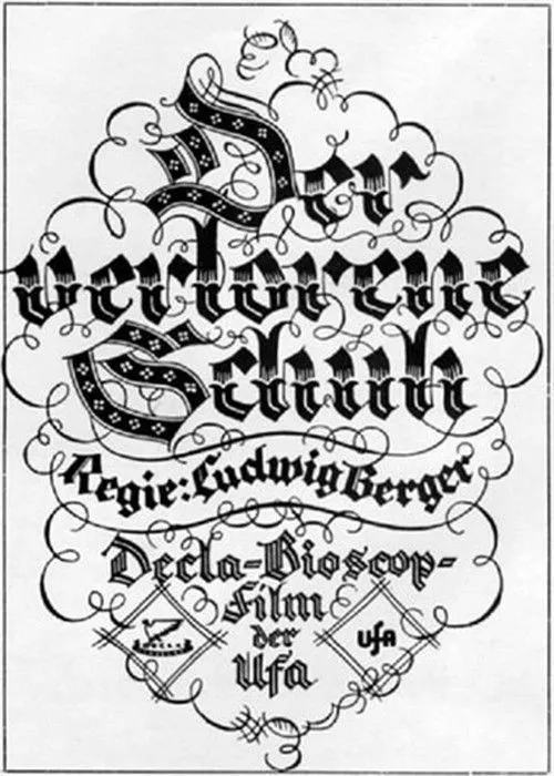 Póster de la película Der verlorene Schuh