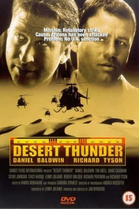 Póster de Desert Thunder