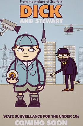 Julian Barratt interpreta a Narrator en Dick & Stewart: I Spy with My Little Eye