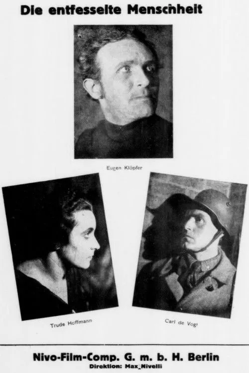 Póster de la película Die entfesselte Menschheit