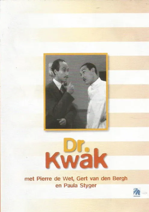 Pierre de Wet interpreta a Dr. Hendrikus Kwak en Die Kaskenades van Dokter Kwak
