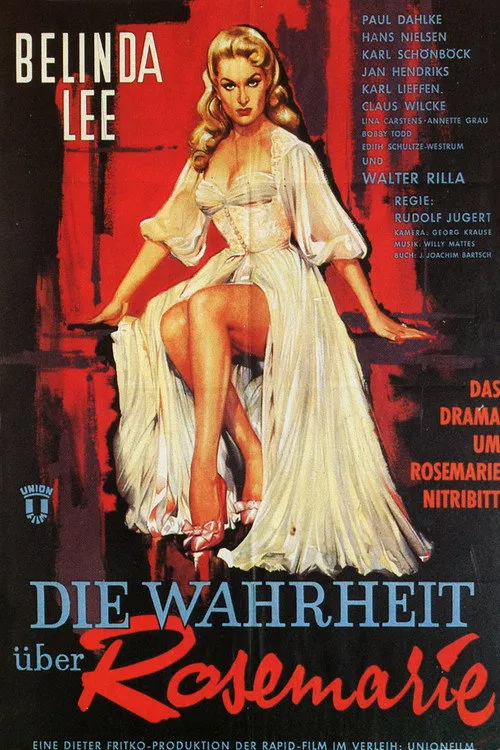 Belinda Lee interpreta a Rosemarie Nitribitt en Die Wahrheit über Rosemarie
