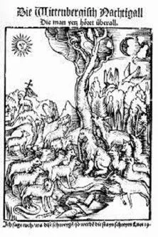 Max Zilzer interpreta a Erasmus von Rotterdam en Die Wittenberger Nachtigall