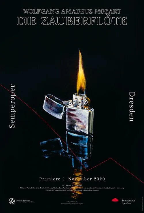Portada de Die Zauberflöte aus der Semperoper Dresden