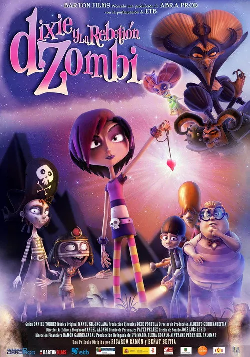 Póster de Dixie y la rebelión zombi
