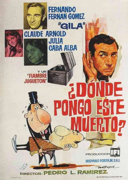 Fernando Fernán Gómez interpreta a Manuel Carrasco en ¿Dónde pongo este muerto?
