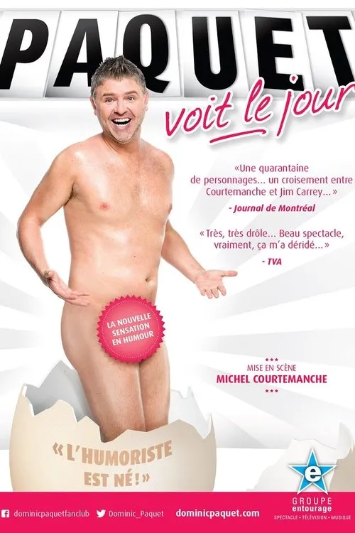 Dominic Paquet interpreta a  en Dominic Paquet: Paquet voit le jour