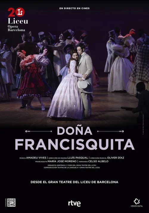 Póster de Doña Francisquita Gran Teatre del Liceu