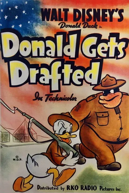 Póster de la película Donald se alista al ejercito