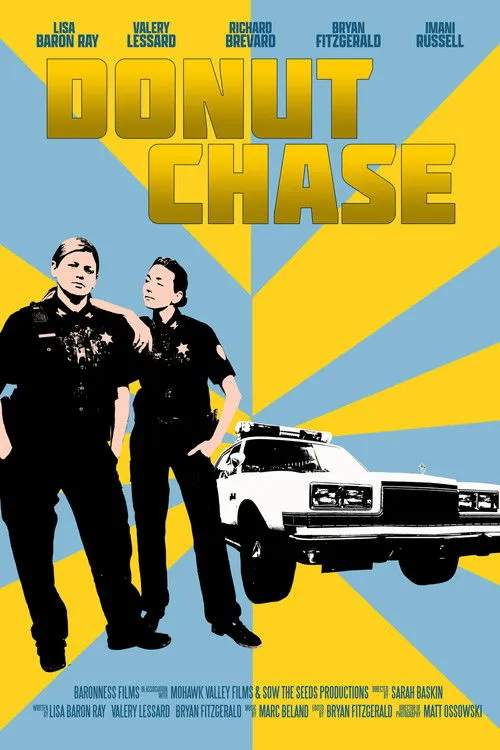 Valéry Lessard interpreta a Officer Sam en Donut Chase