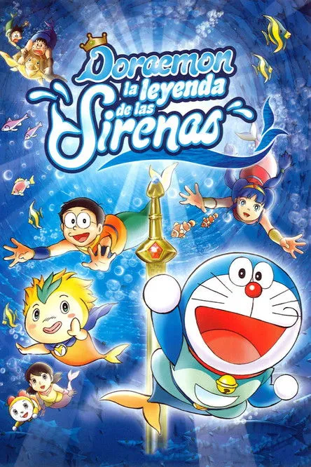 Póster de Doraemon: La leyenda de las sirenas