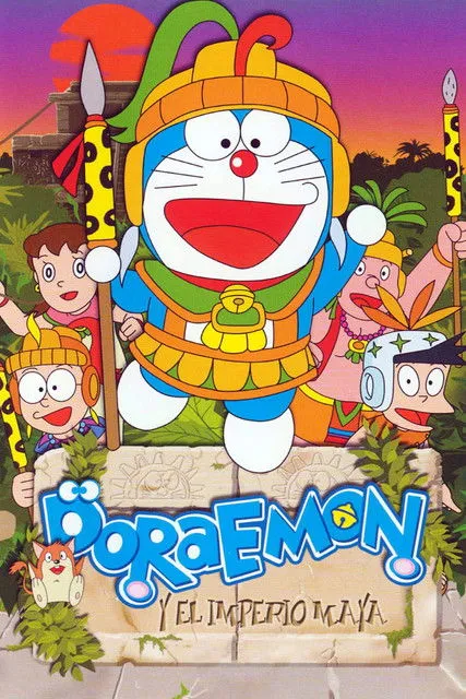 Póster de Doraemon y el Imperio Maya