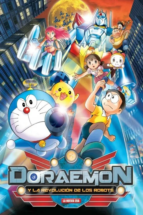 Póster de Doraemon y la revolución de los robots