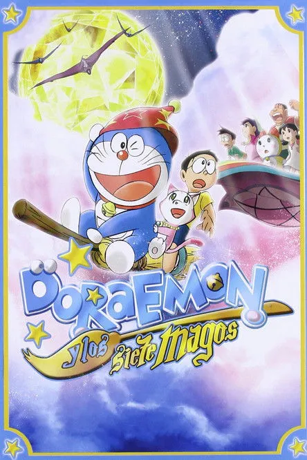 Póster de Doraemon y los siete magos