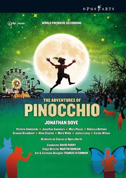 Jonathan Summers interpreta a Geppetto en Dove: The Adventures of Pinocchio (Opera North)