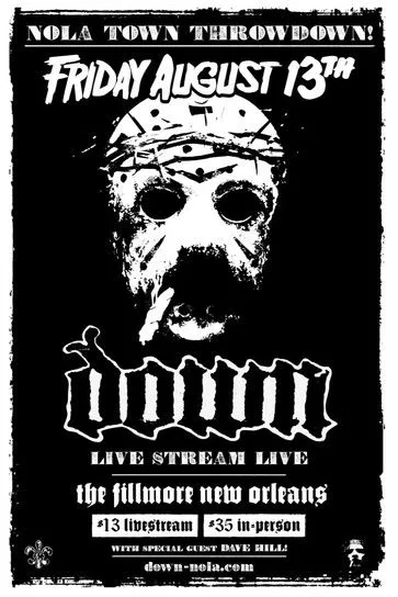 Póster de Down - NOLA Town Throwdown Livestream