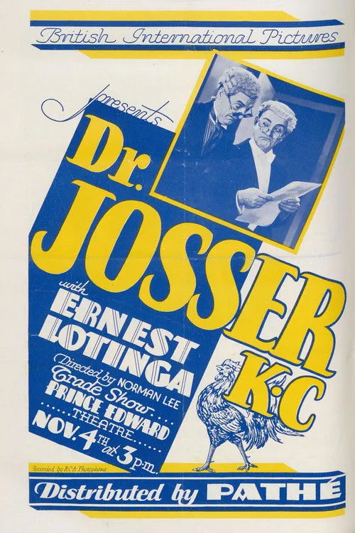 Ernie Lotinga interpreta a Jimmy Josser en Dr. Josser K.C.