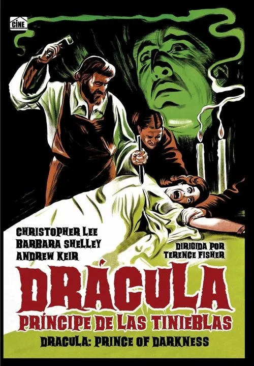 Christopher Lee interpreta a Count Dracula en Drácula, príncipe de las tinieblas