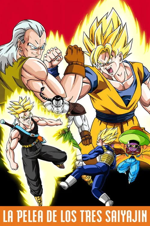 Póster de Dragon Ball Z: Los tres grandes Super Saiyans