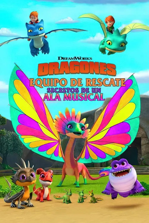 Portada de Dragones al rescate: El secreto del Ala Cantarina