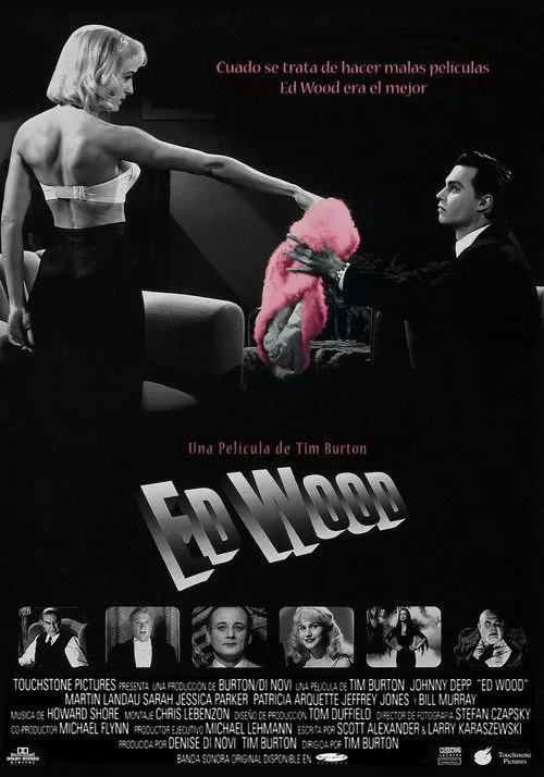 Johnny Depp interpreta a Ed Wood en Ed Wood