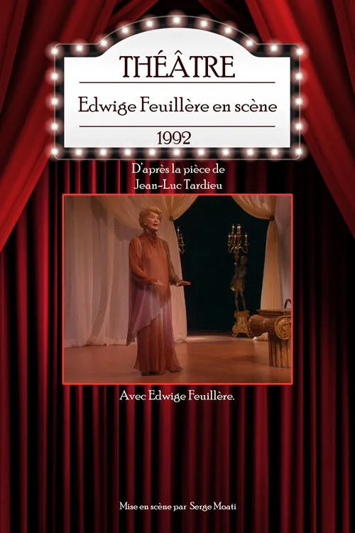Alain Azerot interpreta a  en Edwige Feuillère en scène