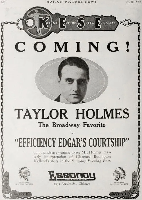 Taylor Holmes interpreta a Edgar Bumpus en Efficiency Edgar's Courtship