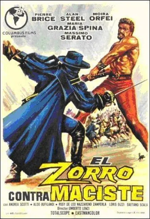 Moira Orfei interpreta a Malva en El  Zorro contra Maciste