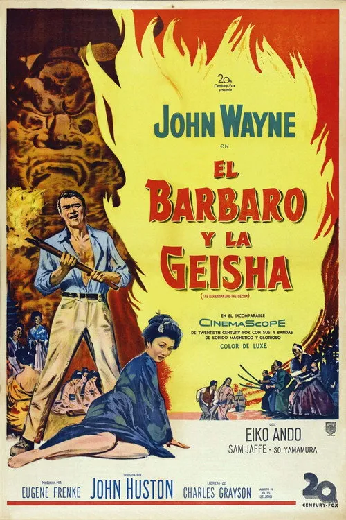 Sam Jaffe interpreta a Henry Heusken en El bárbaro y la geisha