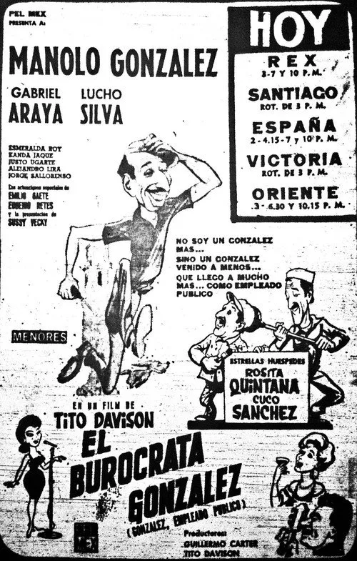 Alejandro Lira interpreta a en El burócrata González