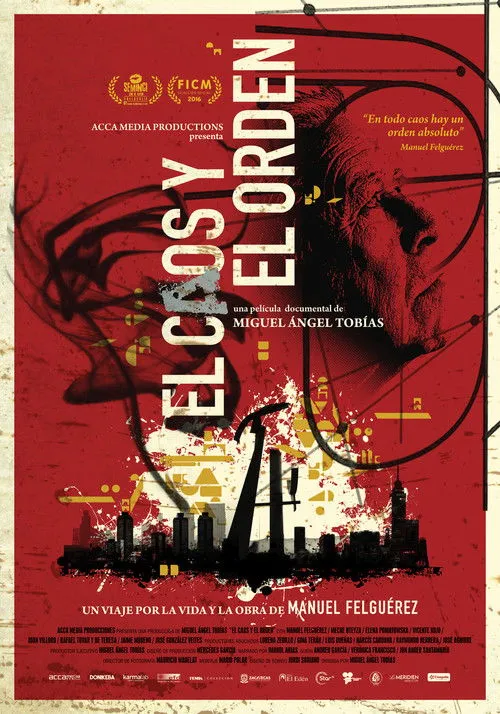 Póster de El caos y el orden: Manuel Felguérez y su obra abstracta