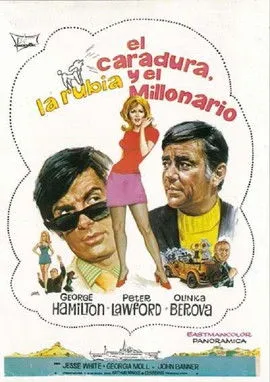 Portada de El caradura, la rubia y el millonario