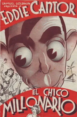 Eddie Cantor interpreta a Eddie Wilson Jr. en El chico millonario