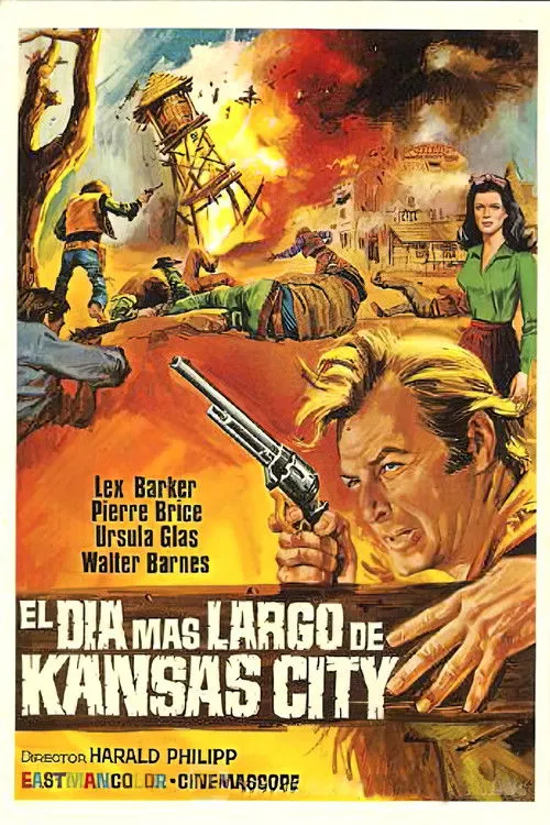 Lex Barker interpreta a Old Shatterhand en El día más largo de Kansas City