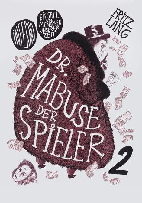 Rudolf Klein-Rogge interpreta a Dr. Mabuse en El doctor Mabuse II. El infierno