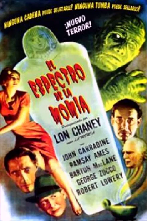 Lon Chaney Jr. interpreta a Kharis en El fantasma de la momia