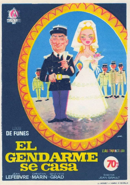 Póster de El gendarme se casa