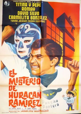 Guillermo Hernández interpreta a El lobo negro (as 'Lobo Negro') en El Misterio de Huracán Ramírez