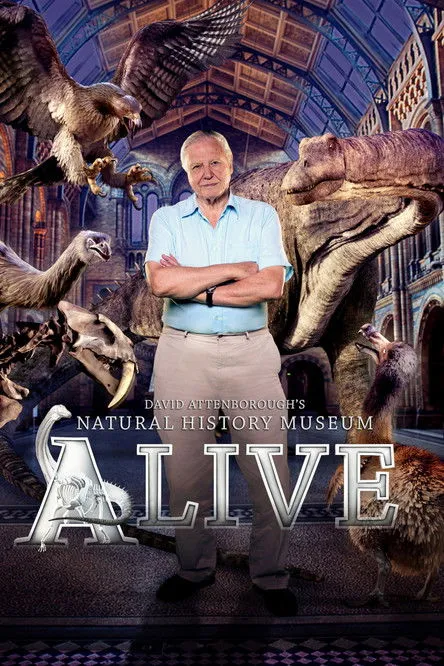 Póster de El museo de Historia Natural cobra vida con David Attenborough