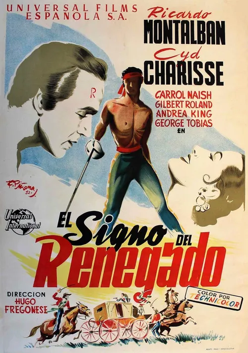 Ricardo Montalban interpreta a Marcos Zappa en El signo del renegado
