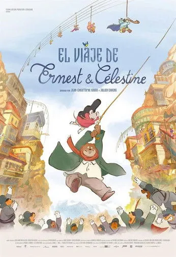 Portada de El viaje de Ernest y Celestine