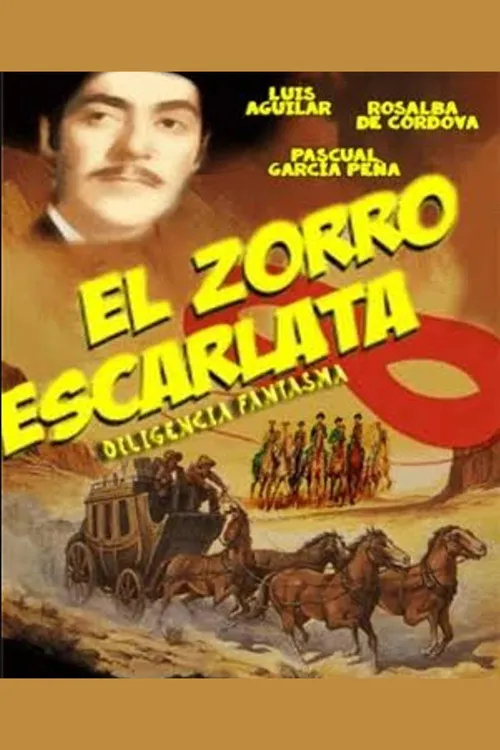 Julio Ahuet interpreta a en El zorro escarlata en diligencia fantasma
