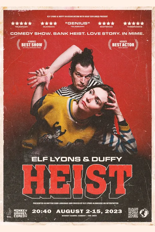 Elf Lyons interpreta a en Elf and Duffy: Heist