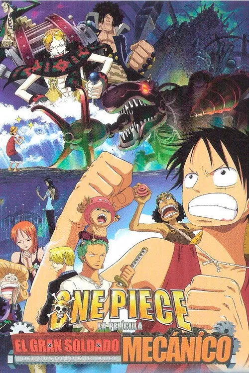 Póster de One Piece: El Gran Soldado Mecánico del Castillo Karakuri