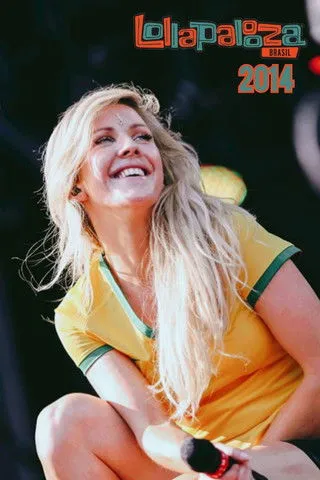 Póster de Ellie Goulding - Lollapalooza Brazil 2014