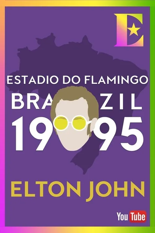 Póster de Elton John - Estadio Do Flamengo, Rio, Brasil 1995